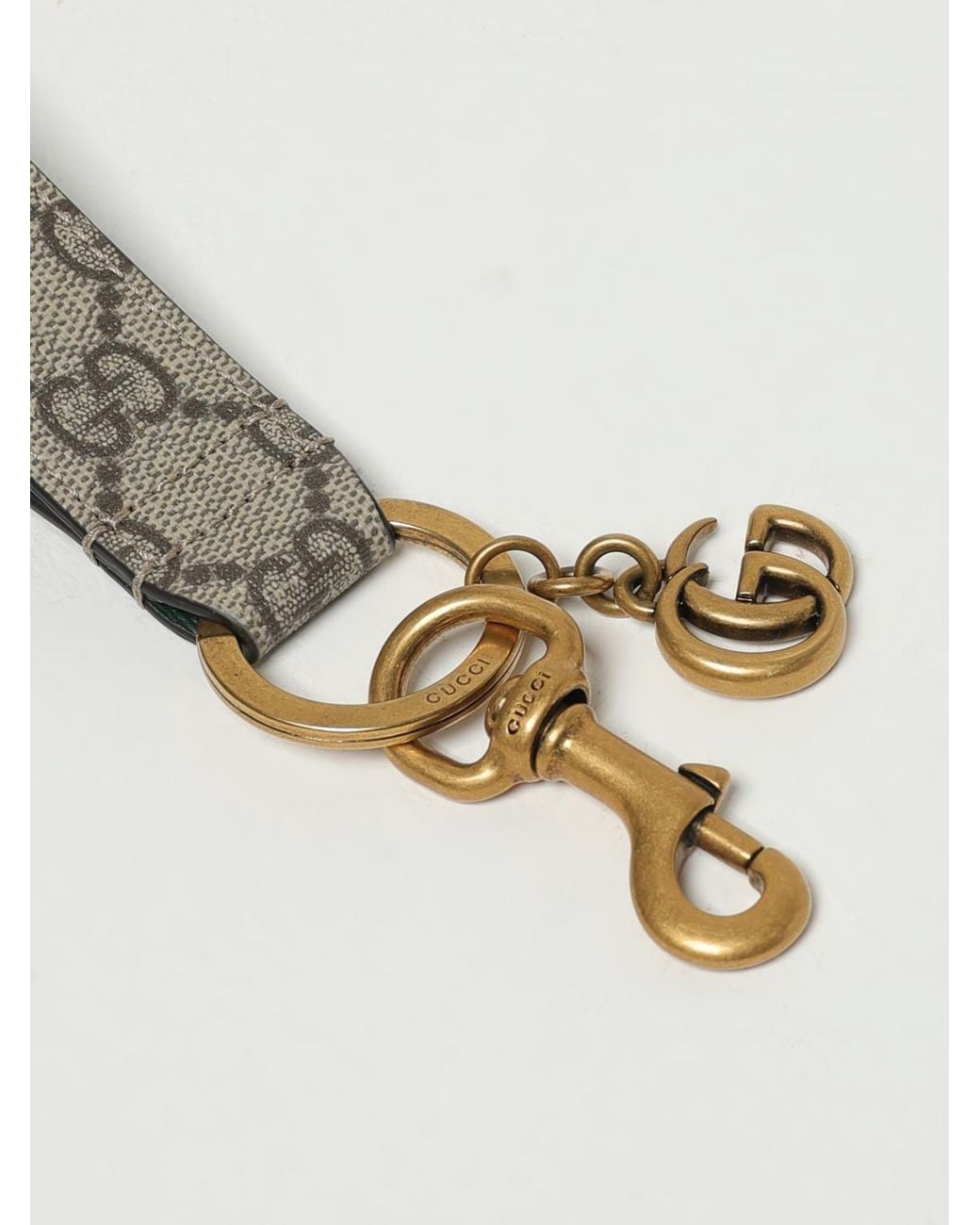 Gucci Brown Ophidia Keychain for men