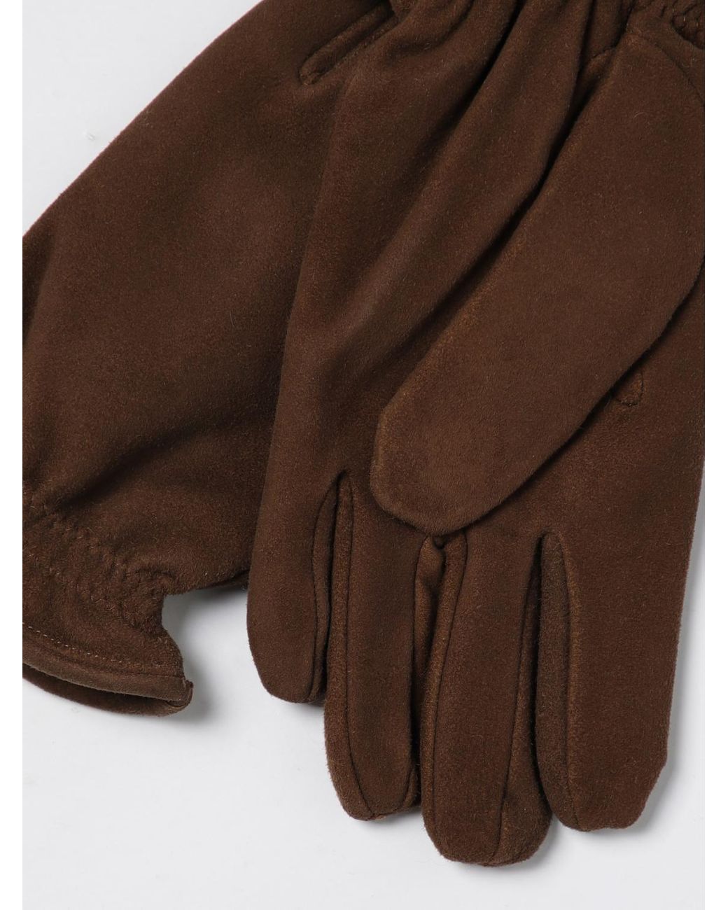 Orciani Brown Gloves for men