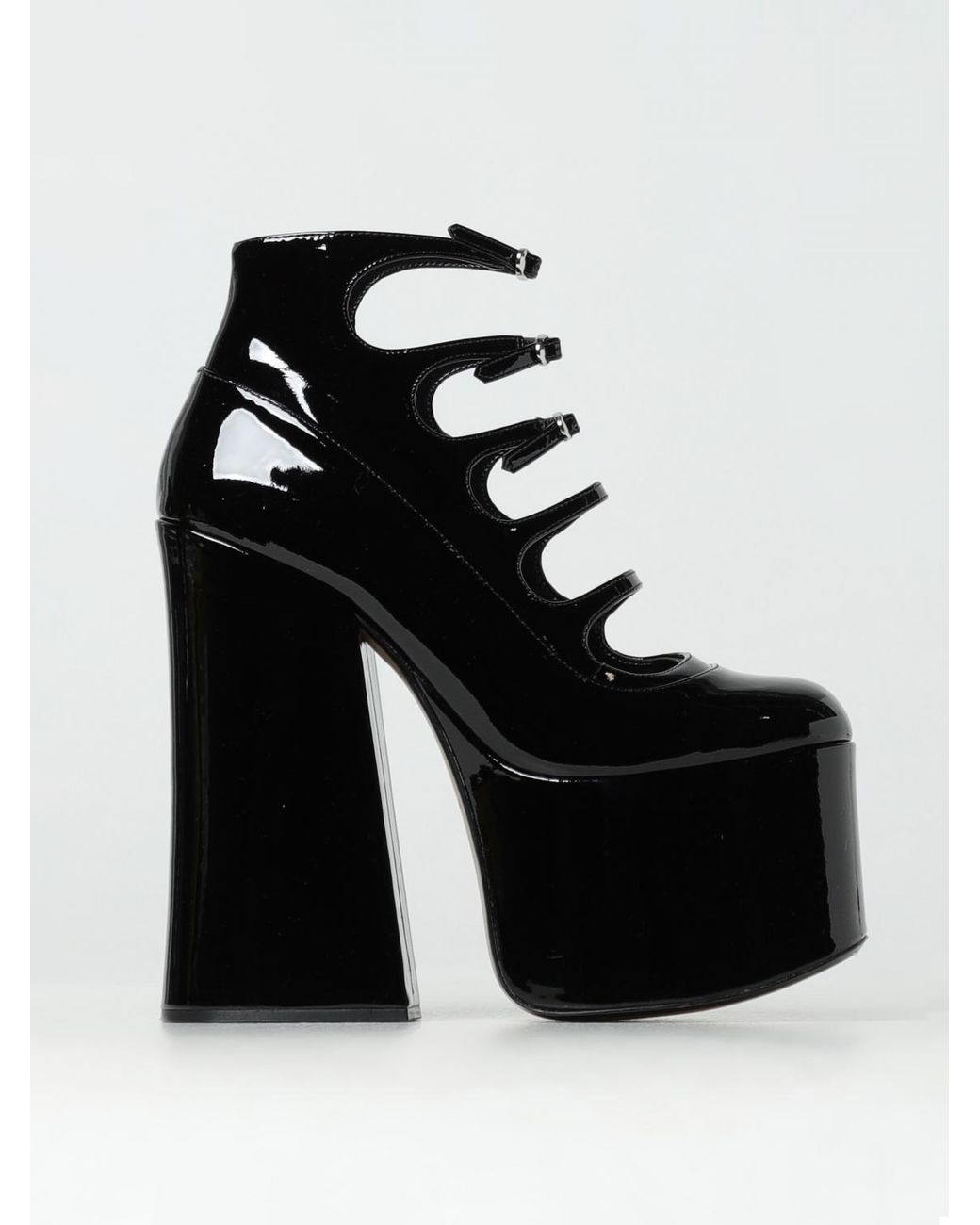 Marc Jacobs Black Kiki Lackleder Mary Jane Mit Maxi-Plateau