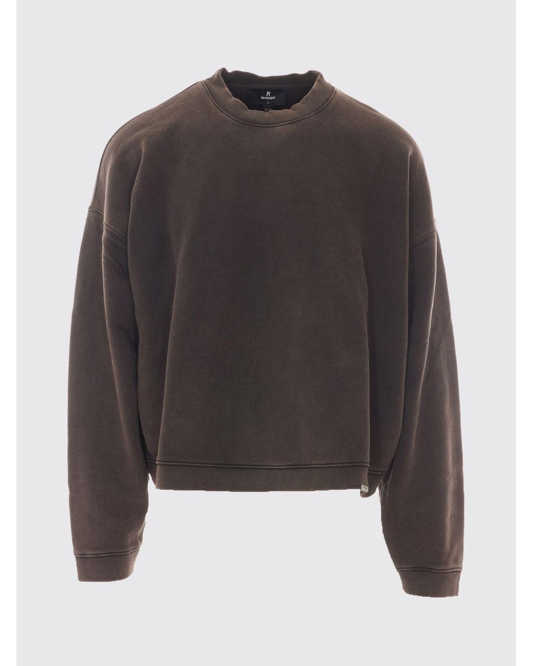 Represent Gray Crewneck Sweatshirt for men
