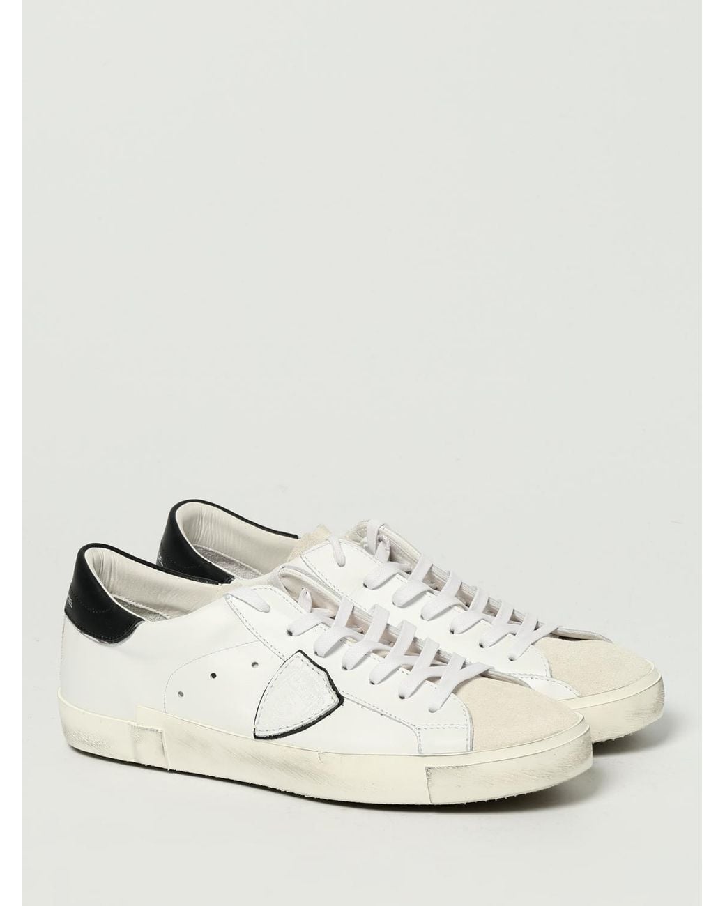 Philippe Model Paris Sneakers Von Aus Used-Leder in Natural für Herren
