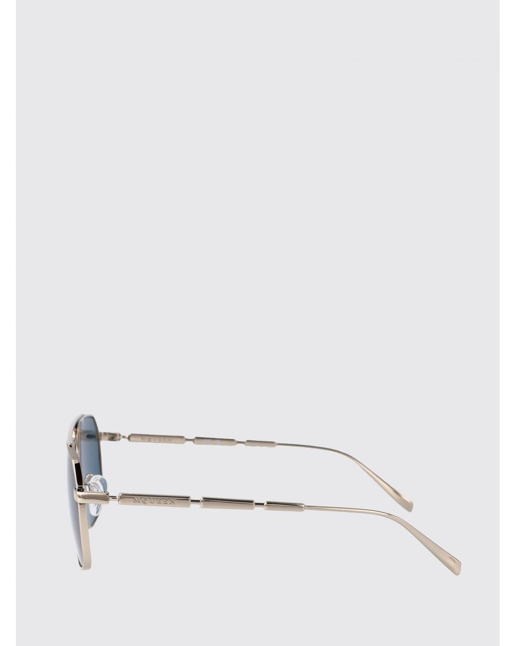 McQueen Blue Sunglasses Am0477S for men