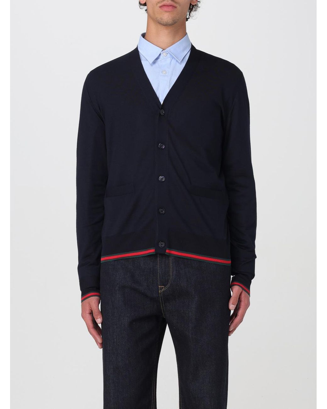 Gucci Blue Cardigan for men