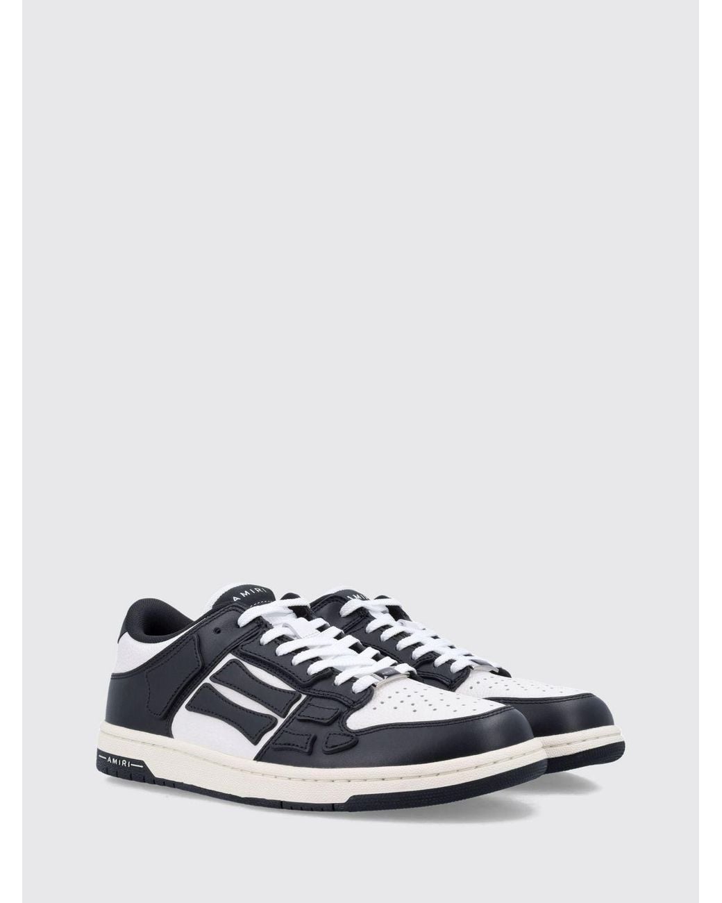 Amiri White Skel Low-Top Trainers