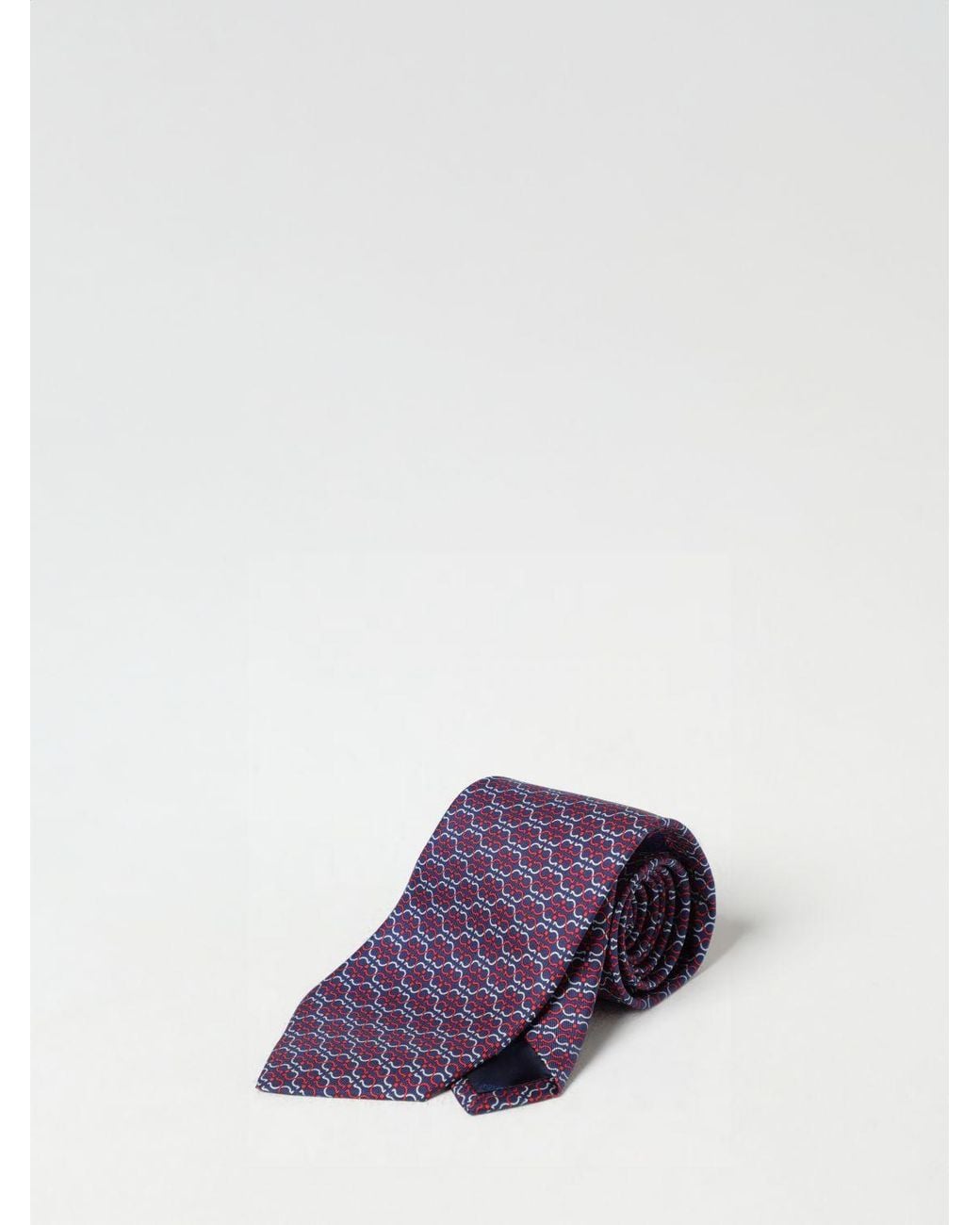Cravatta Gancini di Ferragamo in Purple da Uomo