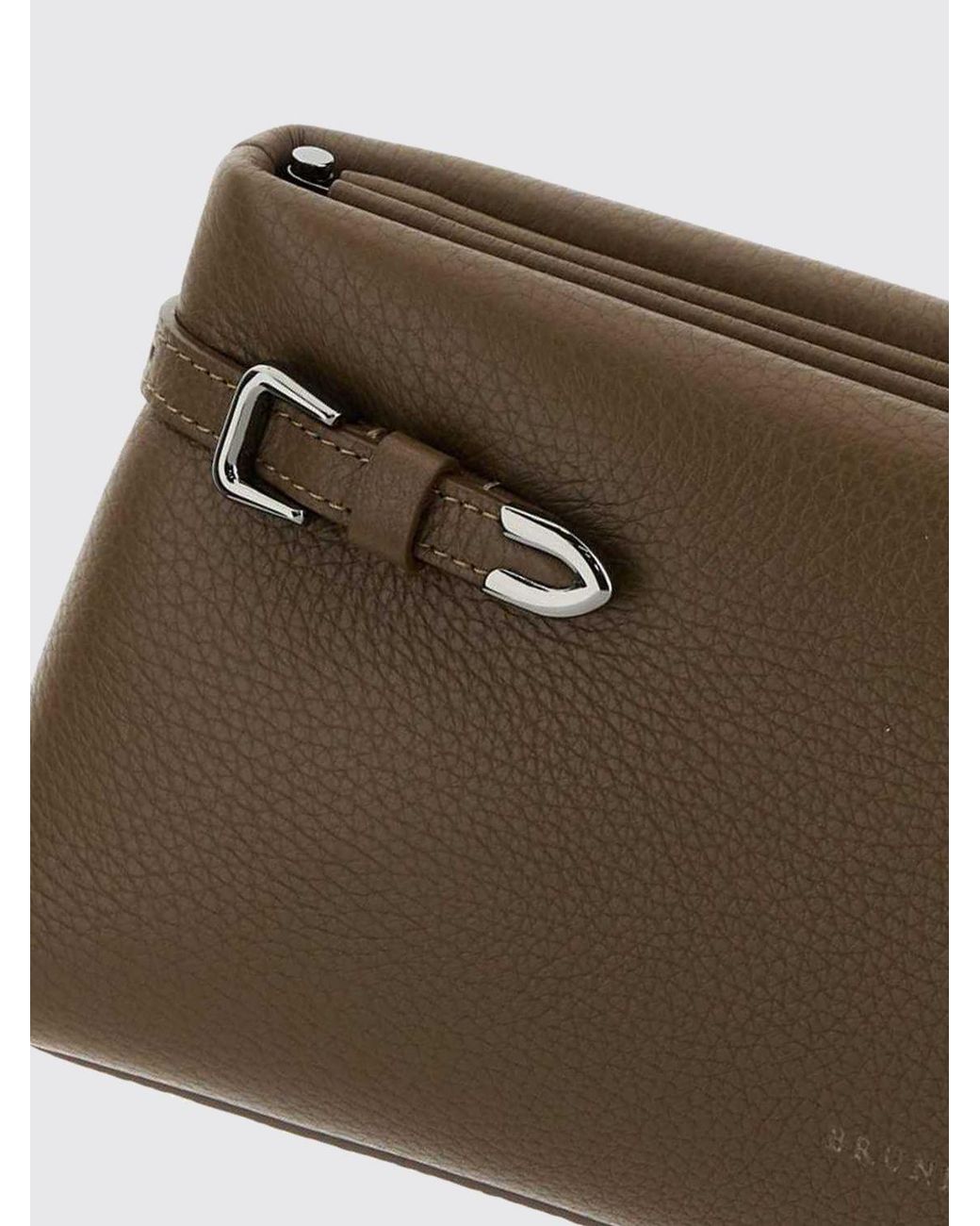 Brunello Cucinelli Brown Clutch