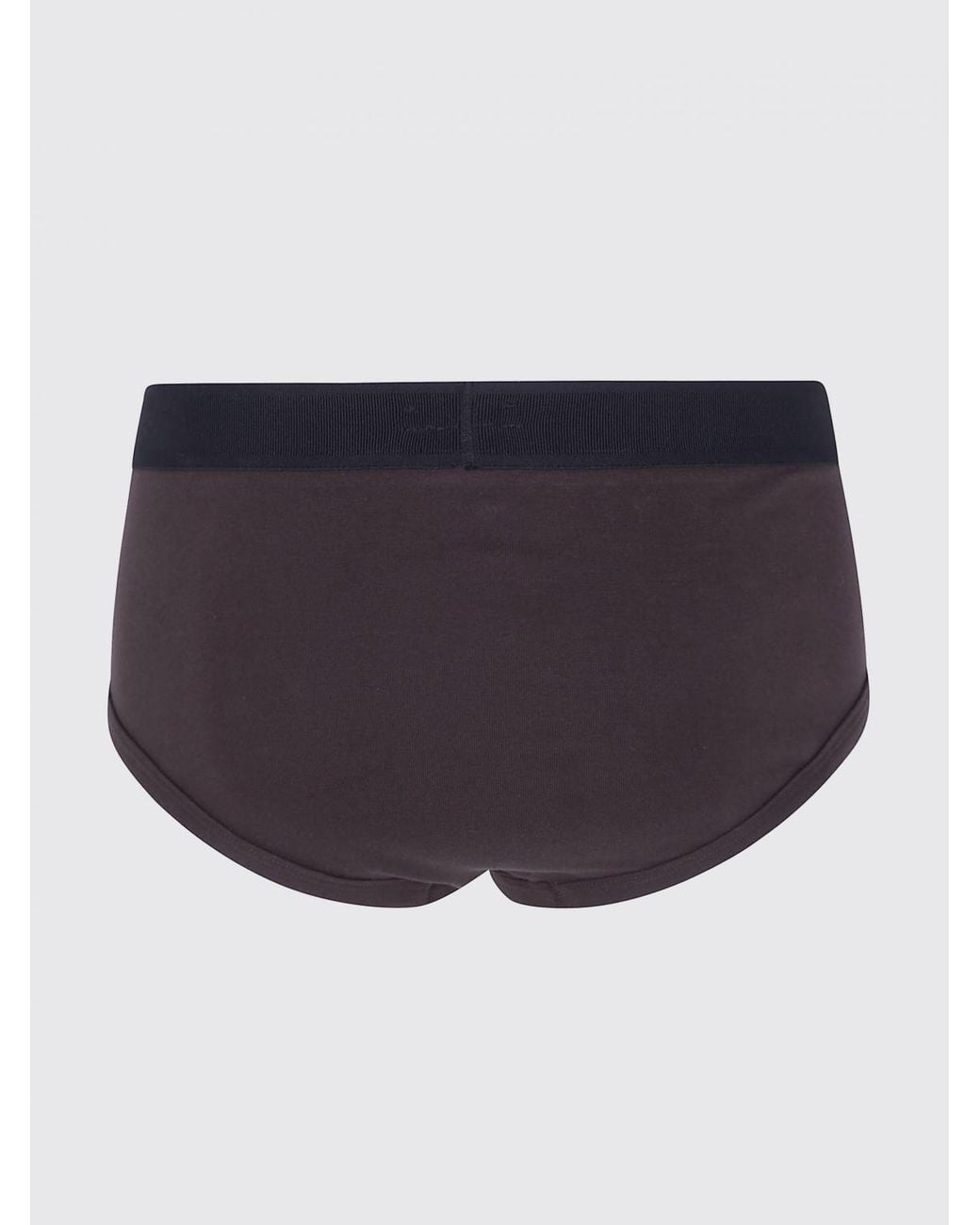 Tom Ford Blue Contrast Logo Waistband Stretch-Cotton Briefs for men
