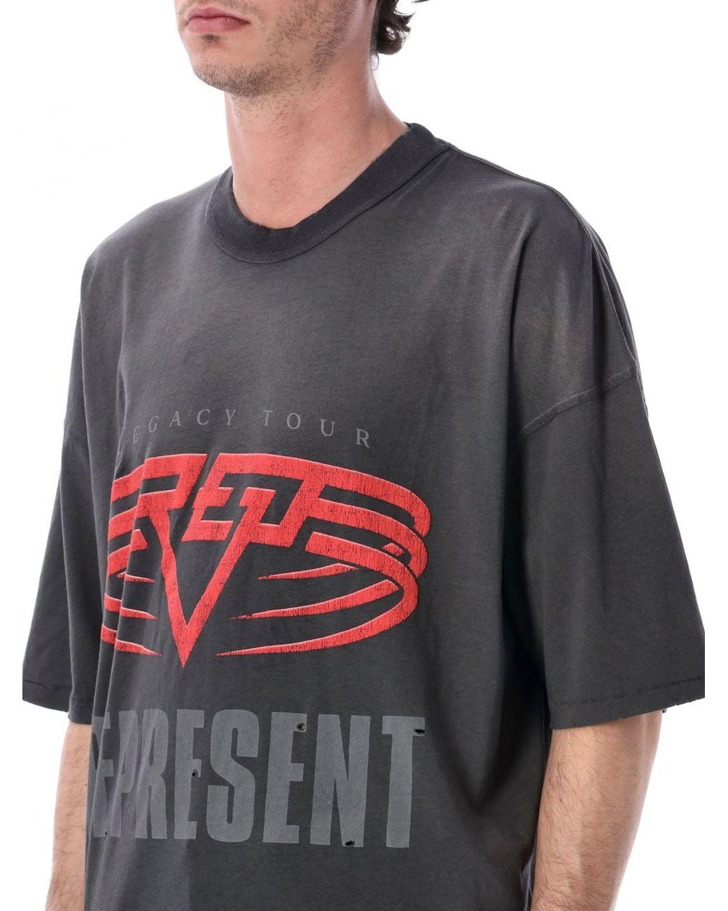Represent Gray Living Legacy T-Shirt for men