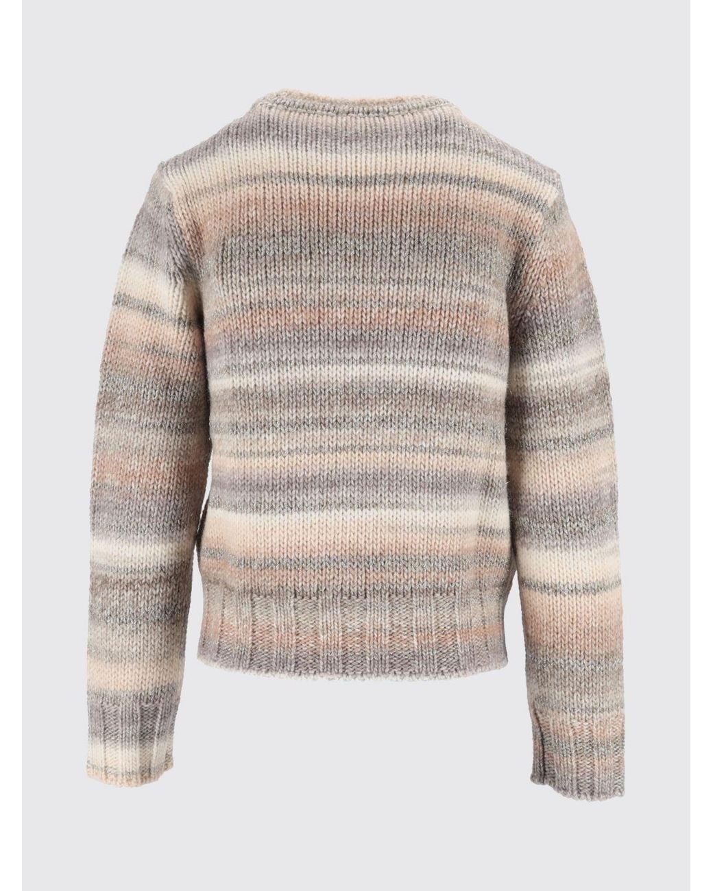Kangra Blue Striped Wool-Blend Crewneck Jumper