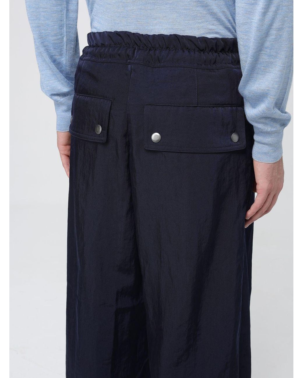 Dries Van Noten Blue Trousers for men