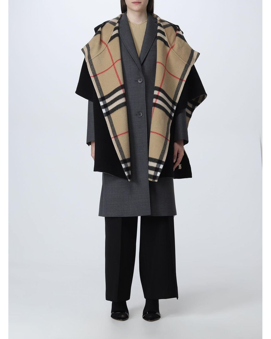 Burberry Scarf in Black | Lyst