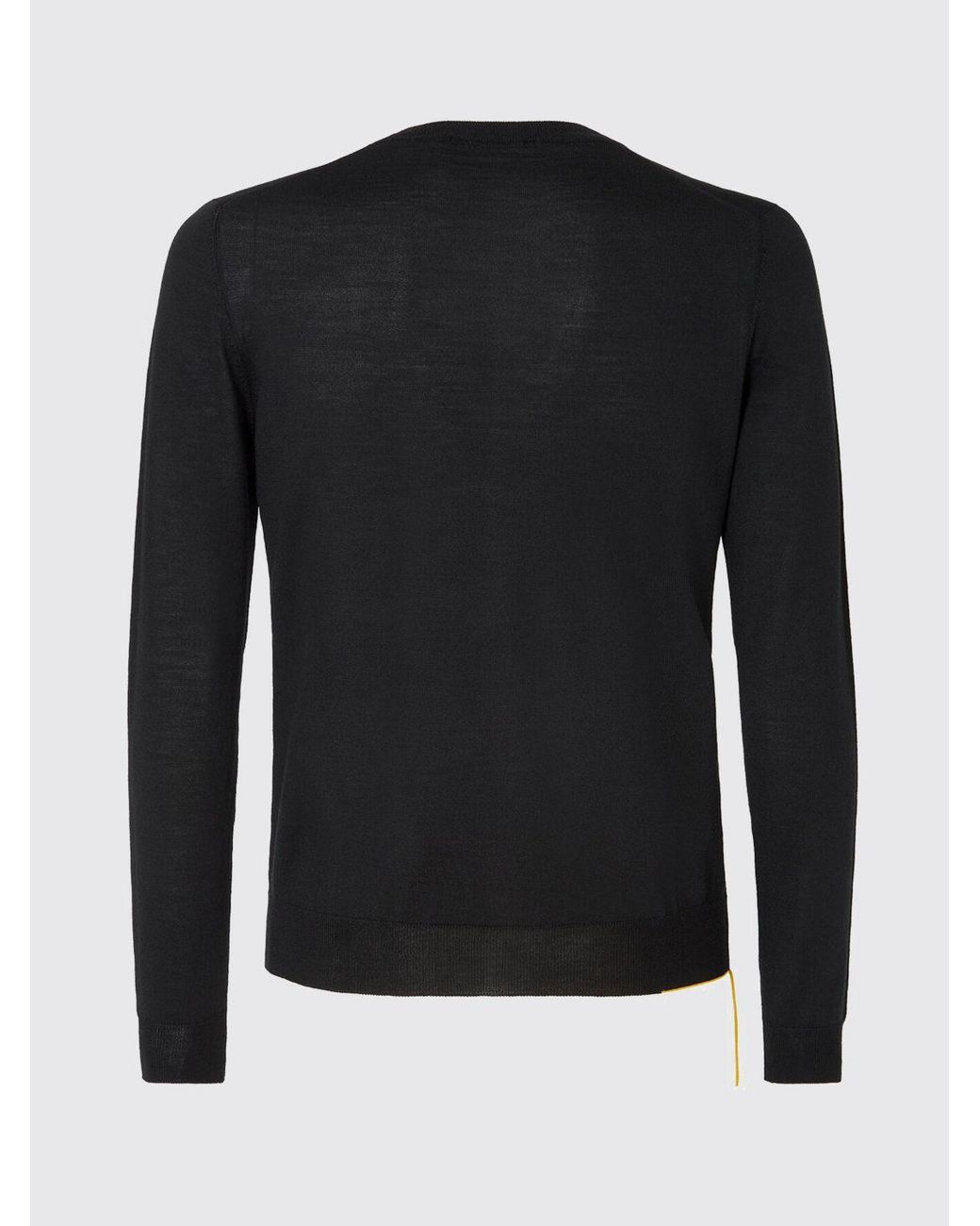 Fendi Blue V-Neck Virgin Wool Jumper for men