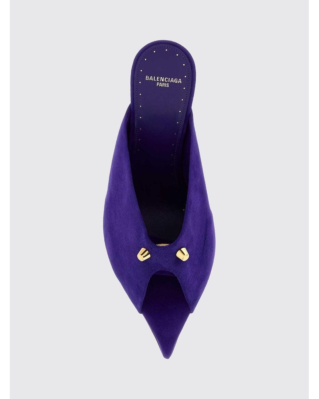 Balenciaga Purple High Heel Shoes