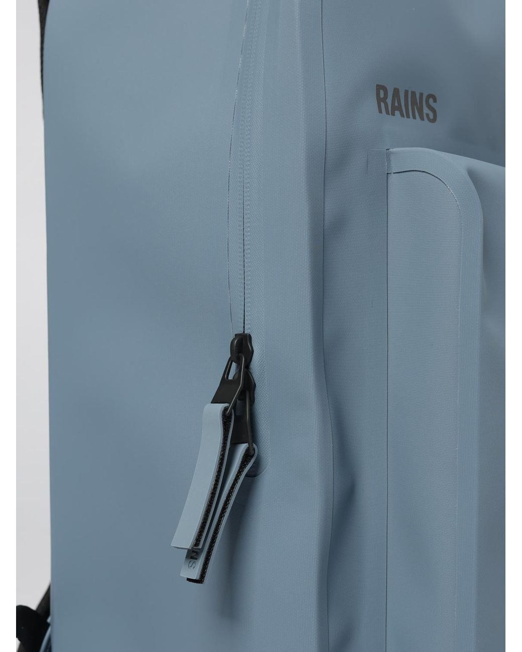 Rains Blue Deepwater Day Waterproof Backpack With Padded Shoulder Straps for men