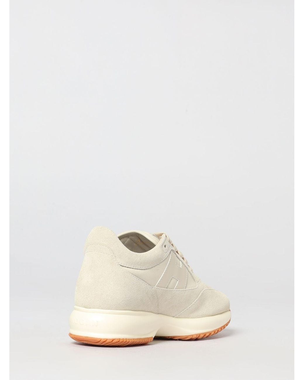 Hogan White Interactive Suede Sneakers