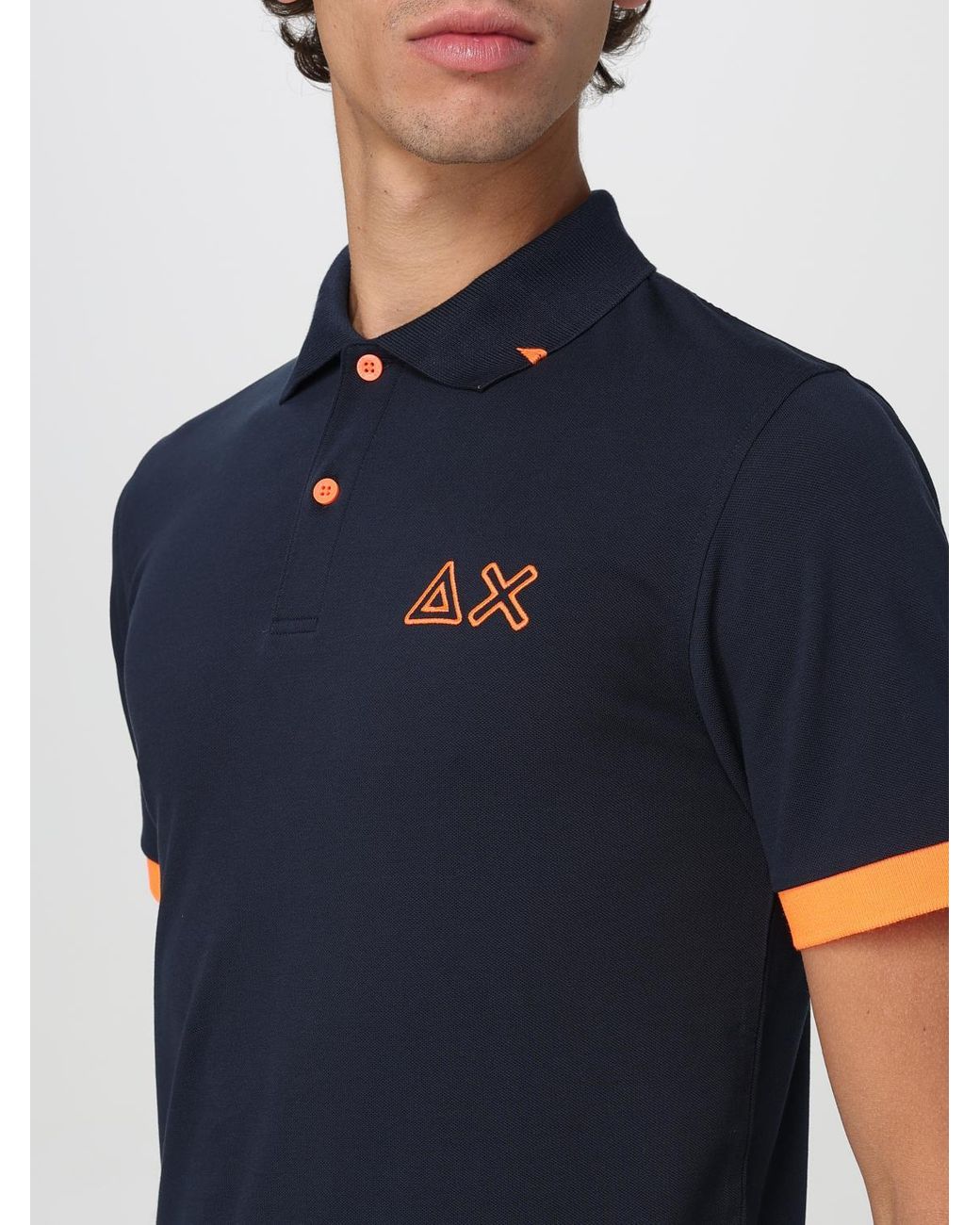 Sun 68 Blue Polo Shirt for men