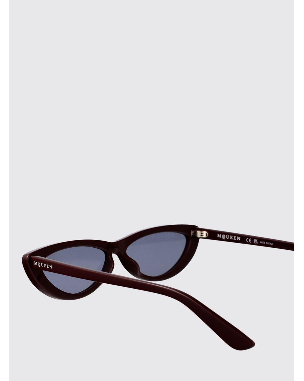 McQueen White Am0535S Recycled Acetate Sunglasses