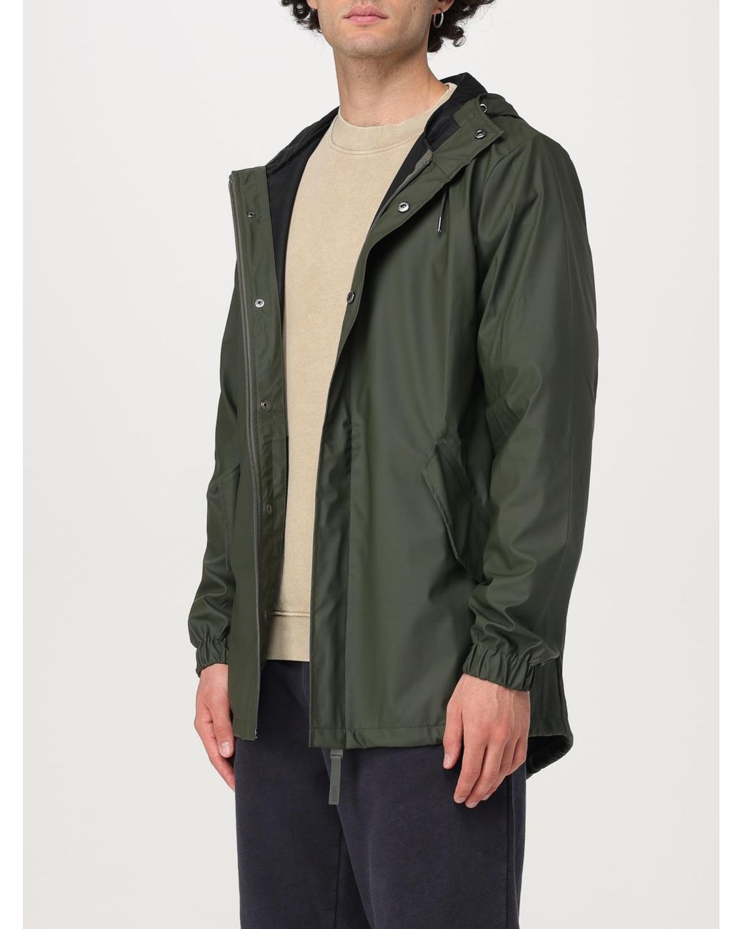Rains Green Jacket for men