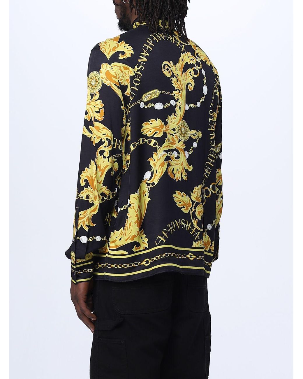 Versace Jeans Couture Black Chain Couture Shirt for men