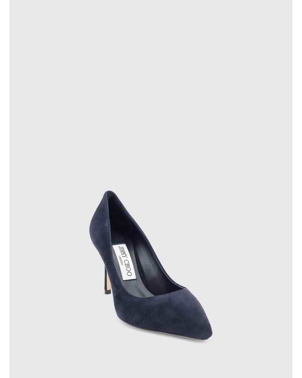 Jimmy Choo Blue Romy Suede Stiletto Heel Pumps