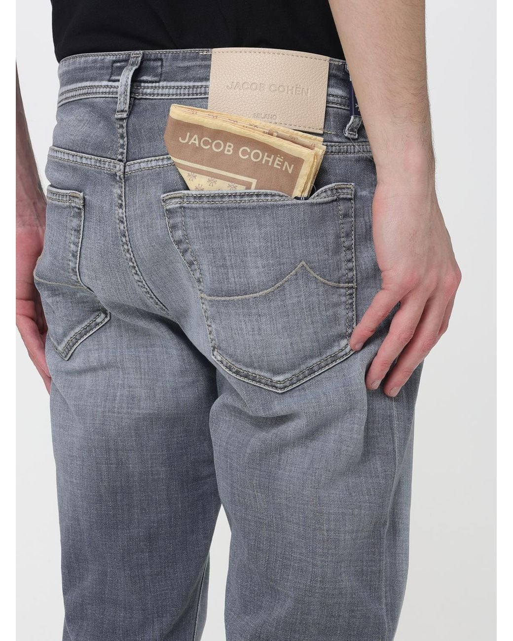 Jacob Cohen Blue Slim Fit Denim Trousers for men