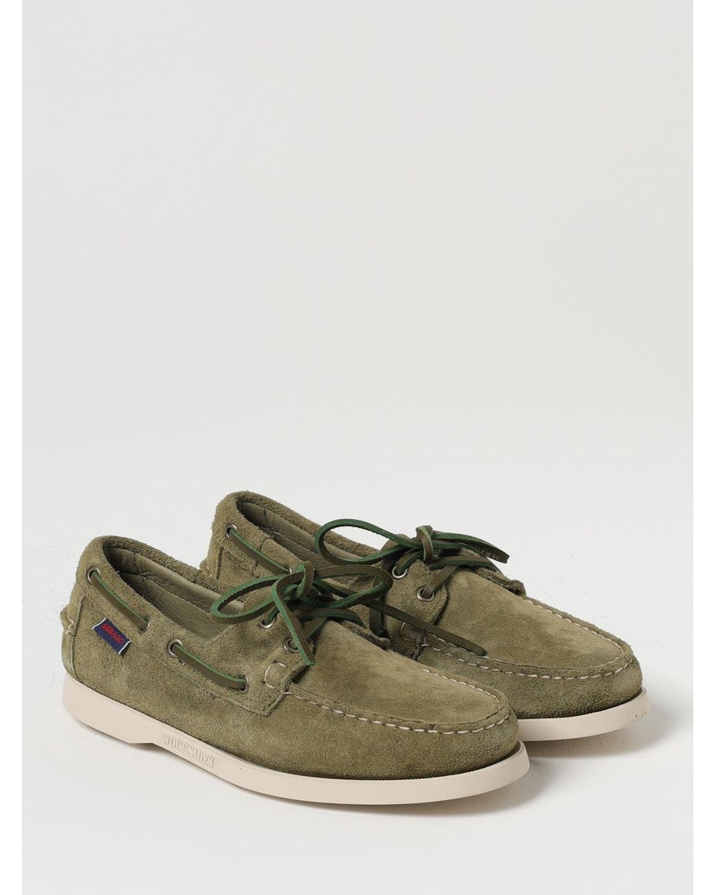 Sebago Green Portland Suede Loafer for men