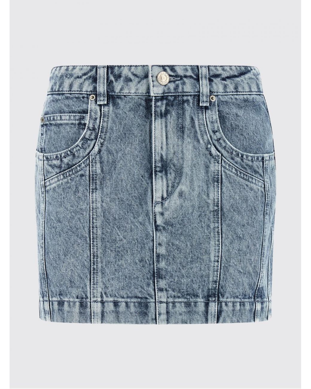 Isabel Marant Blue Denim Mini Skirt