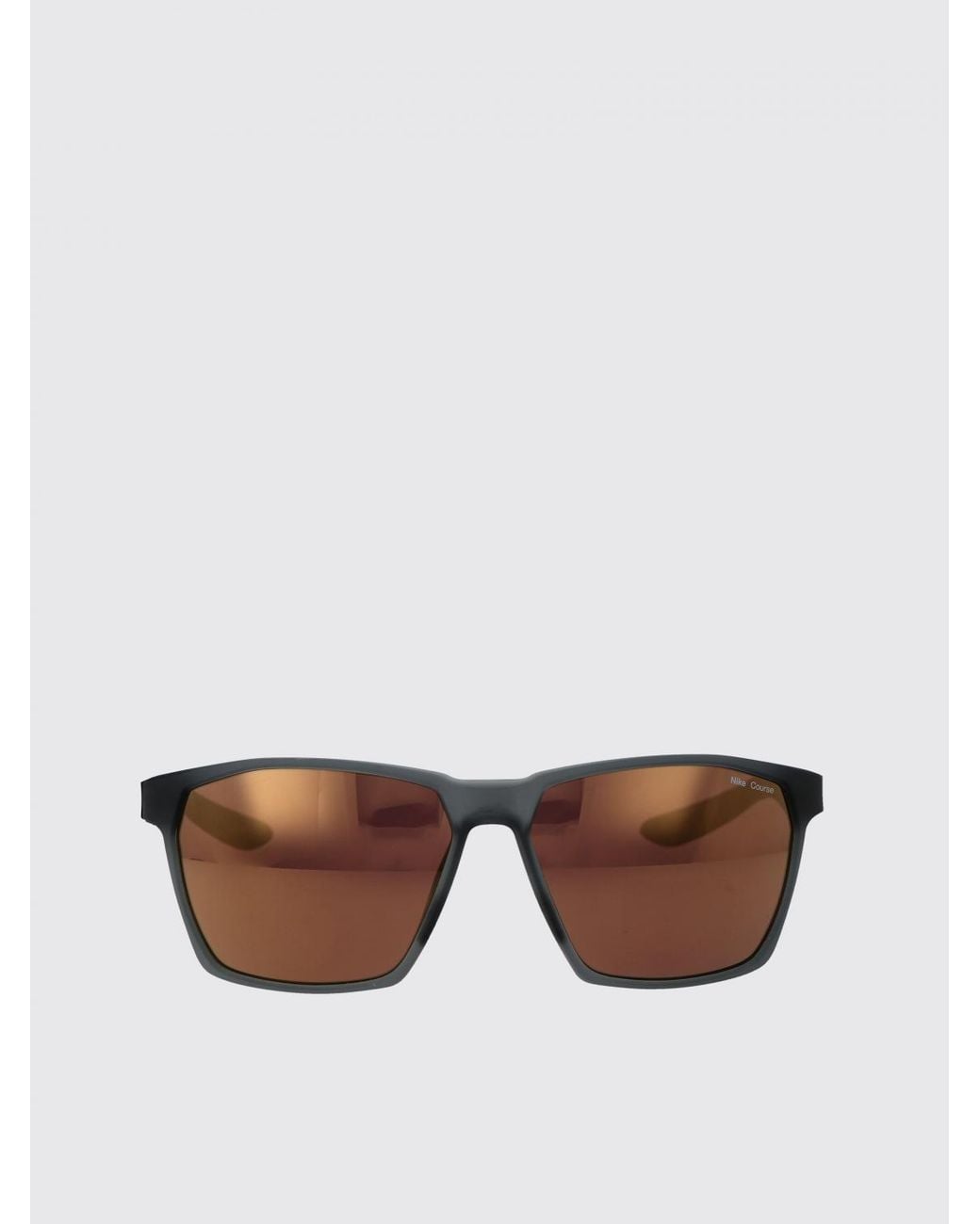 Nike Gray Maverick Acetate Sunglasses With Logo
