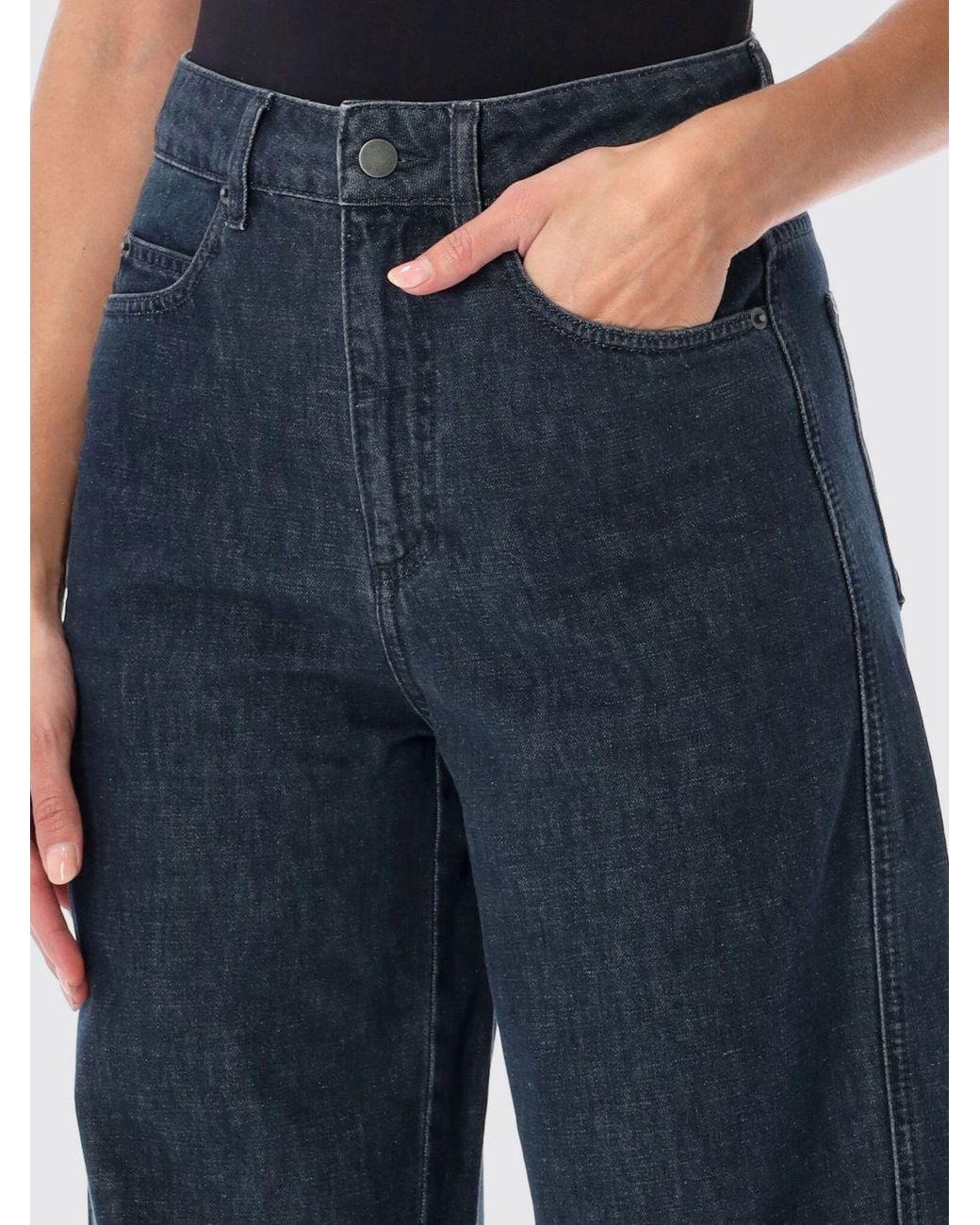 Soeur Blue Elliot High-Waisted Baggy Jeans