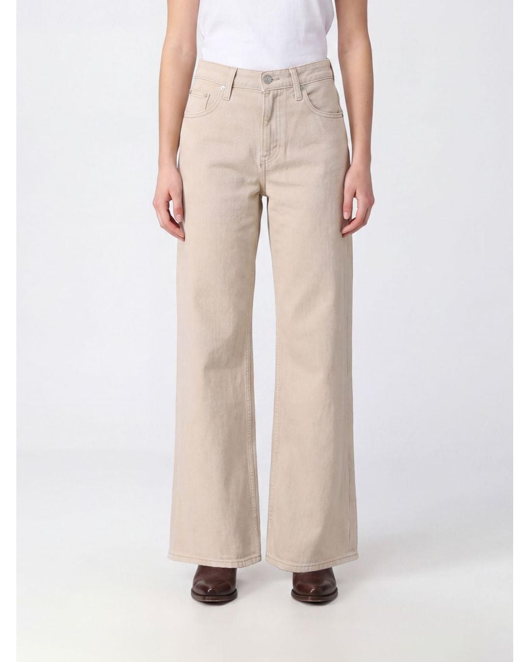 Levi's Natural Mid-Rise Flared Jeans