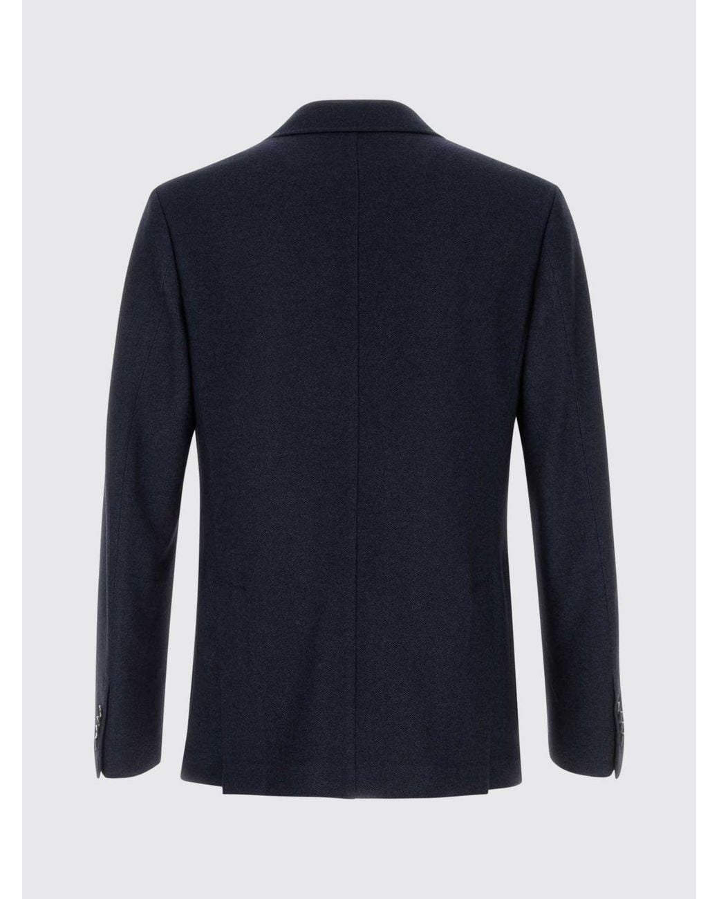 Brioni Blue Single-Breasted Blazer for men