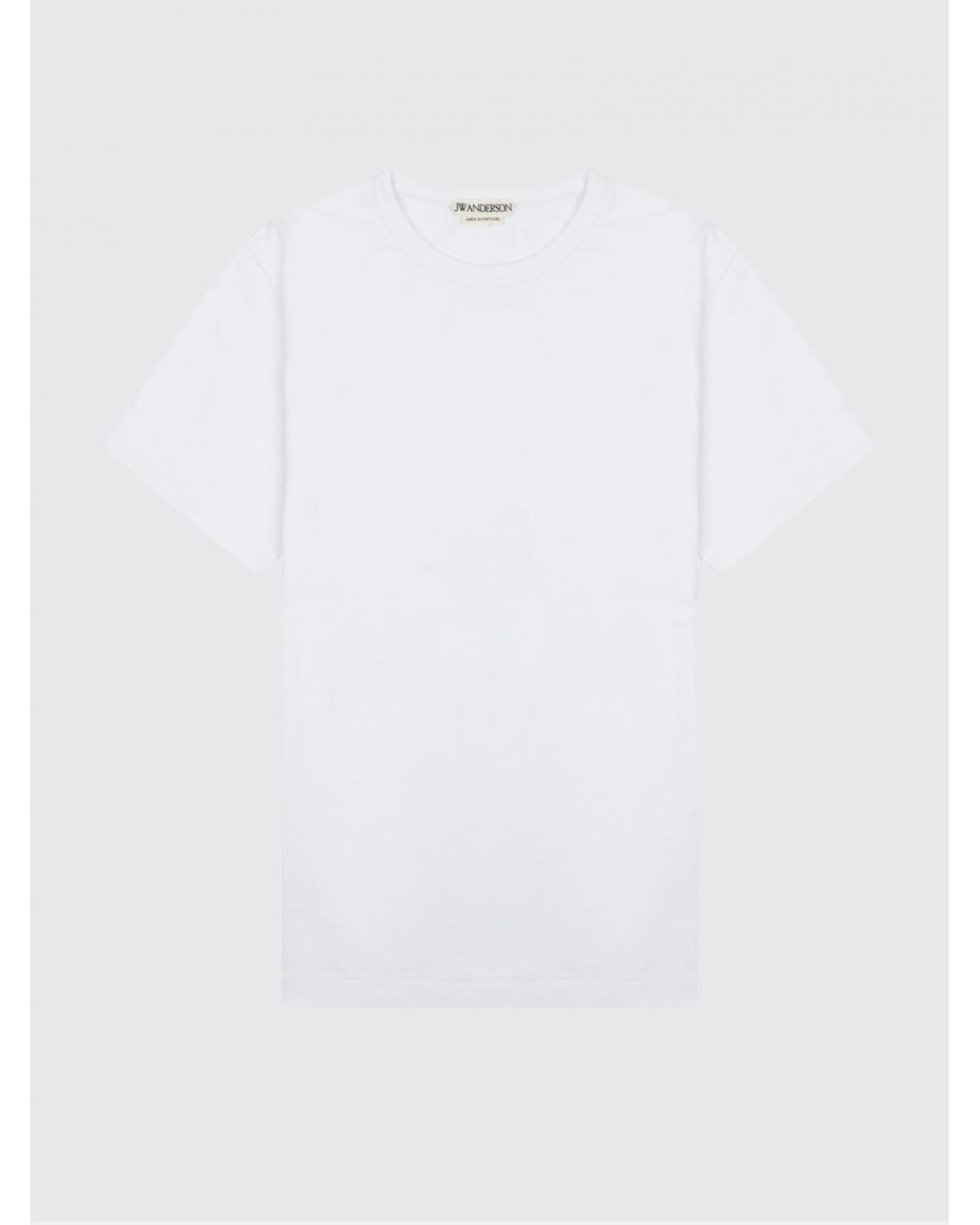 J.W. Anderson White Basic Cotton T-Shirts