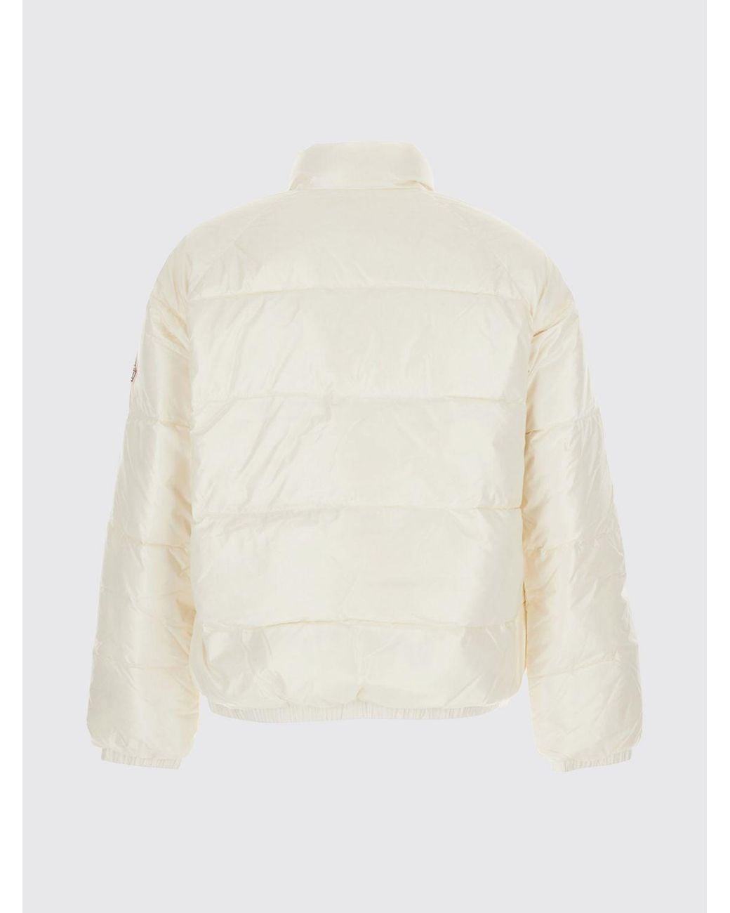 Pyrenex White Water-Repellent Quilted Nylon Down Jacket With High Neck for men