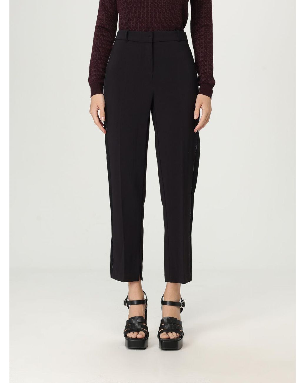 Elisabetta Franchi Black Trousers