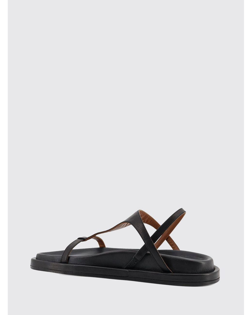 Atp Atelier White Low-Heeled Leather Slingback Sandals