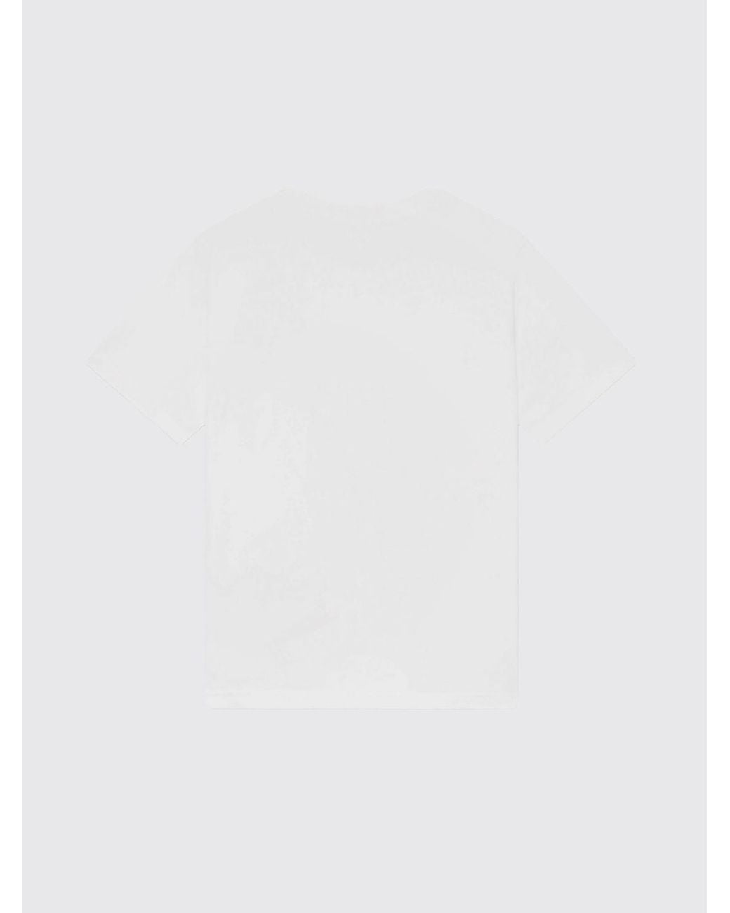 Casablanca White Printed Organic Cotton T-Shirt for men