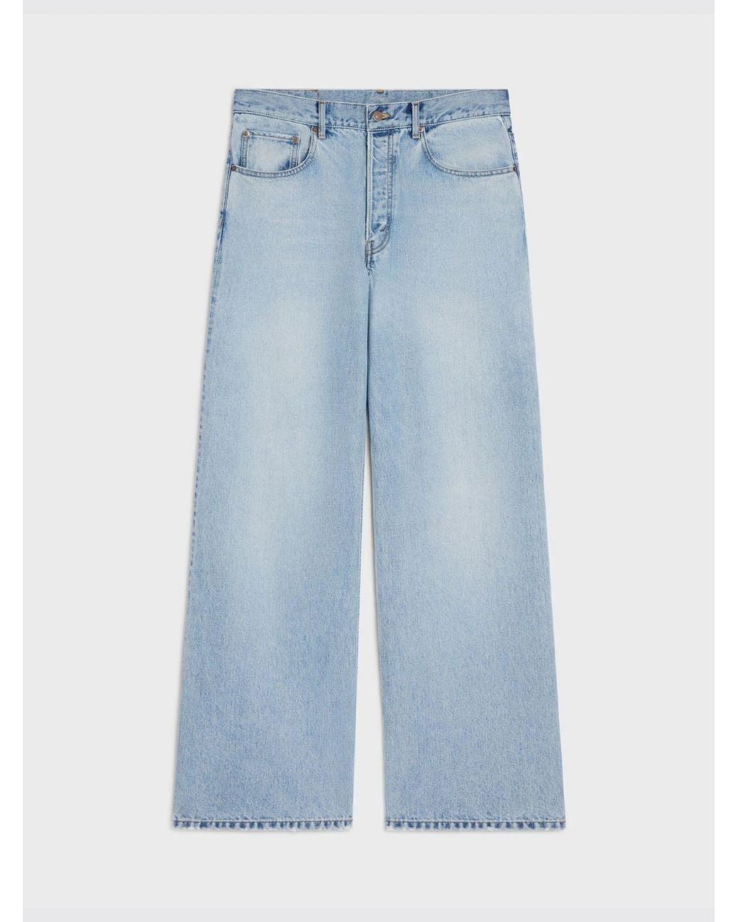 Céline Blue Max Wide Leg Denim Jeans for men