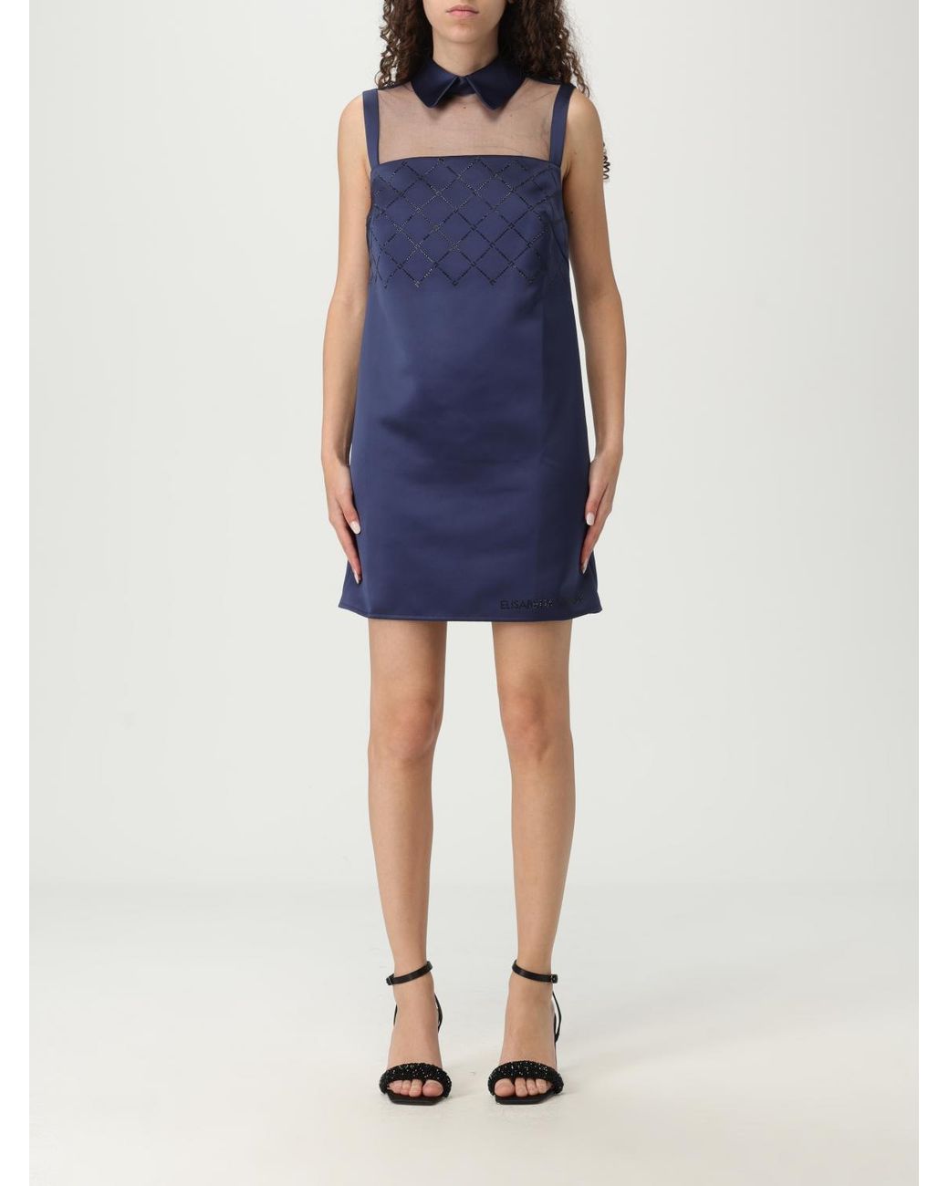 Elisabetta Franchi Blue Dress