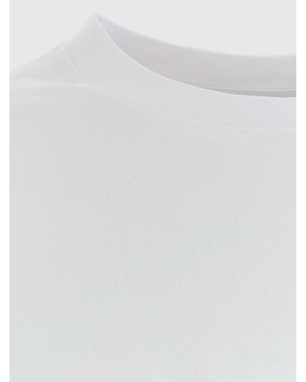 Dries Van Noten White Relaxed Fit Long-Sleeved Cotton T-Shirt for men