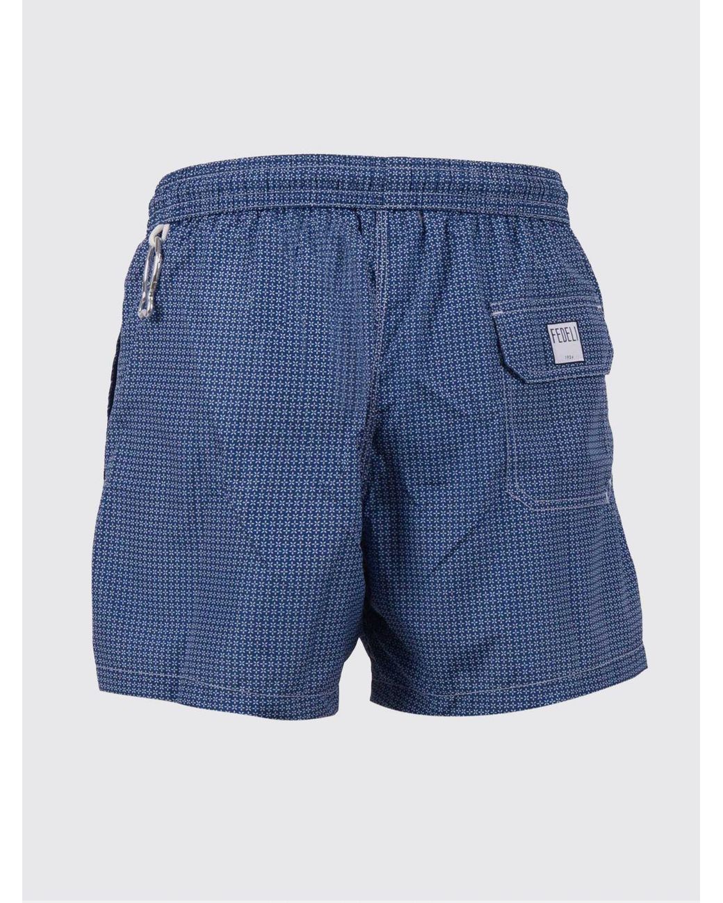 Fedeli Blue Swimsuit for men