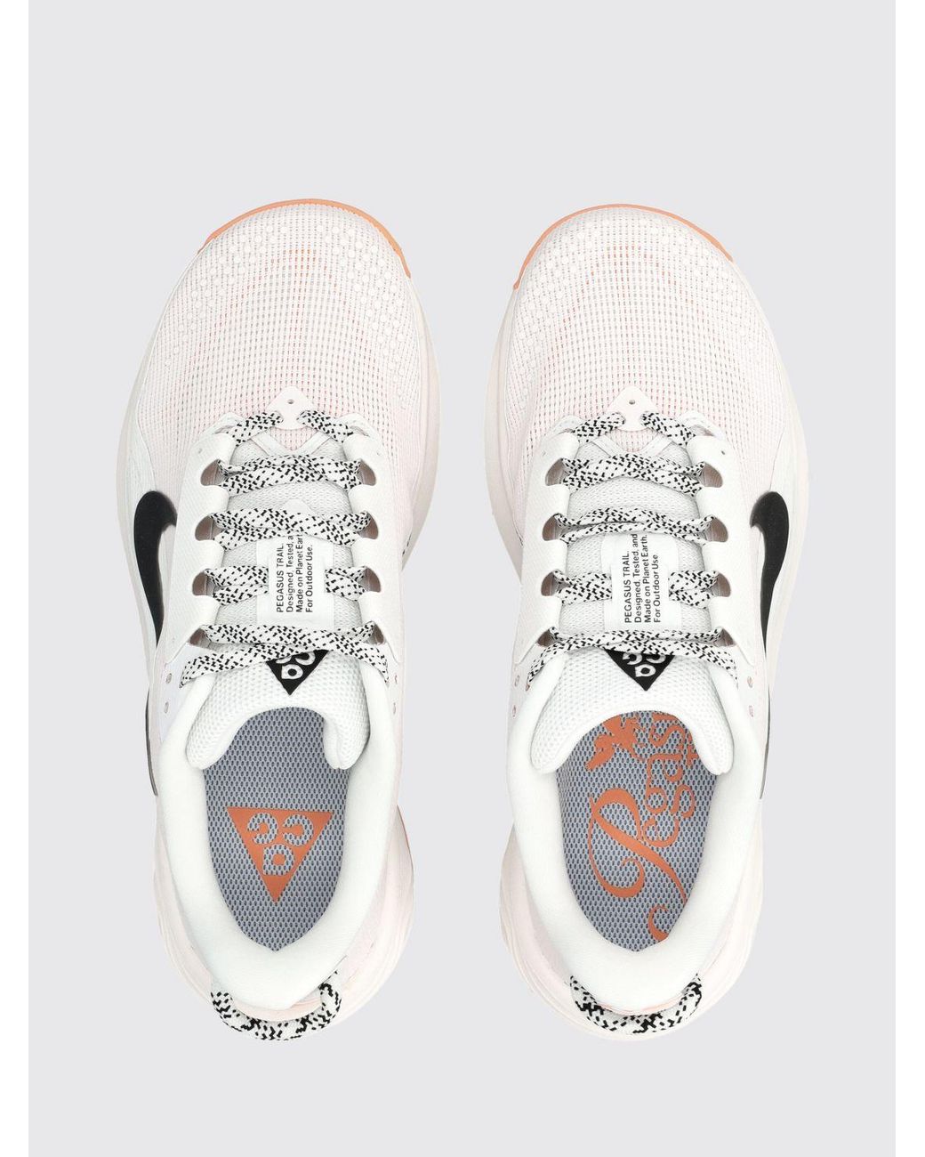 Nike White Pegasus Trail Running Sneakers for men
