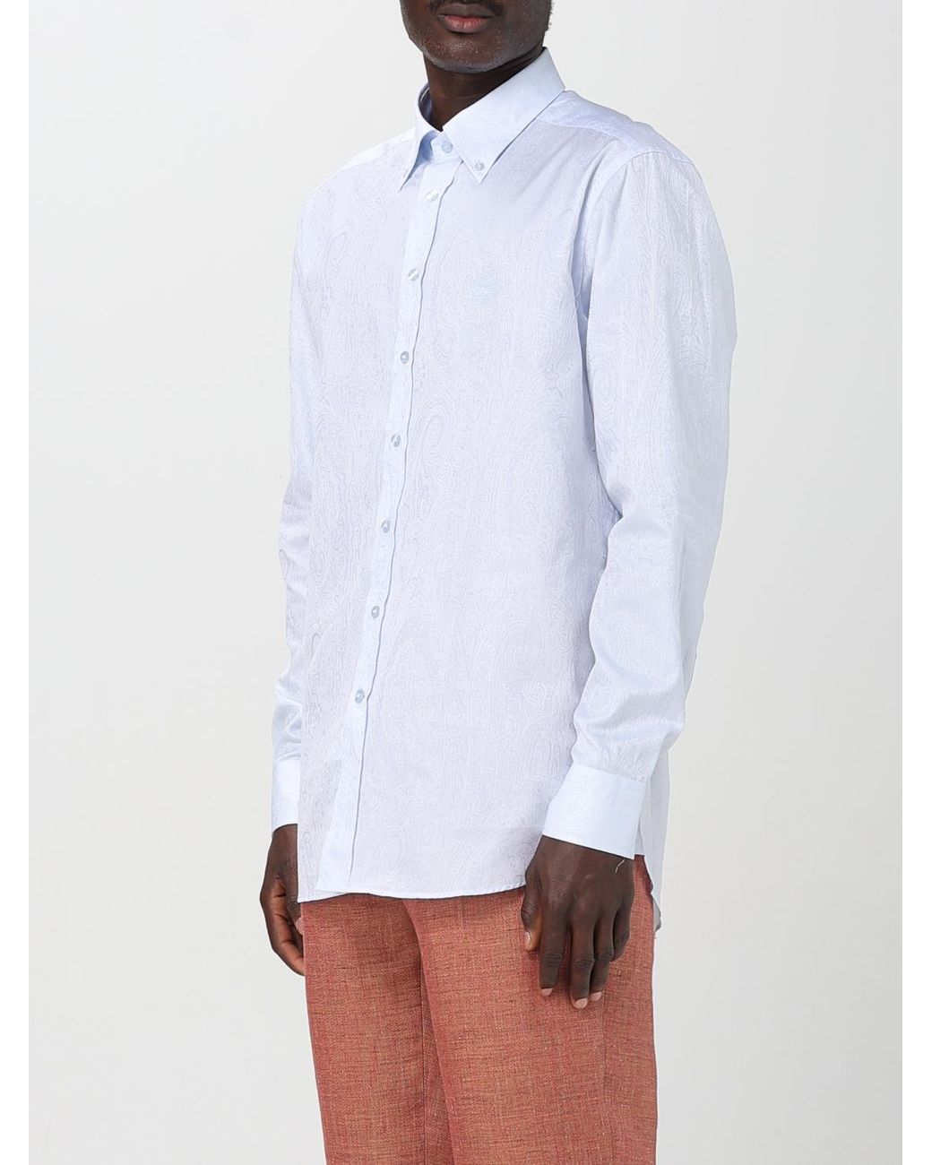 Camicia Basic di Etro in White da Uomo