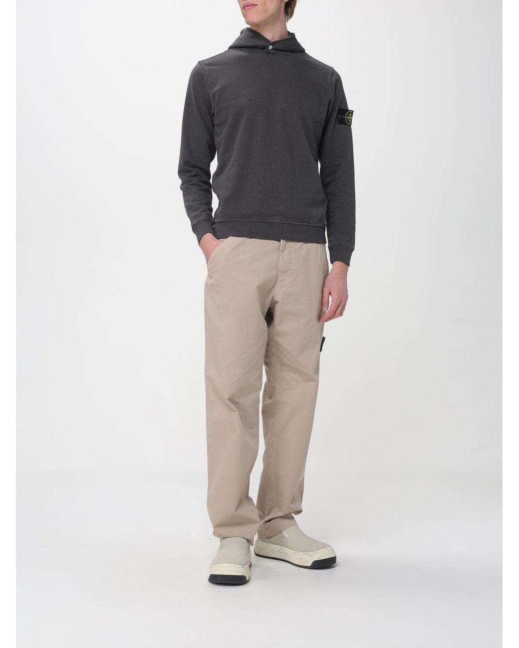 Stone Island Multicolor Ripstop Organic Cotton Chino Trousers for men