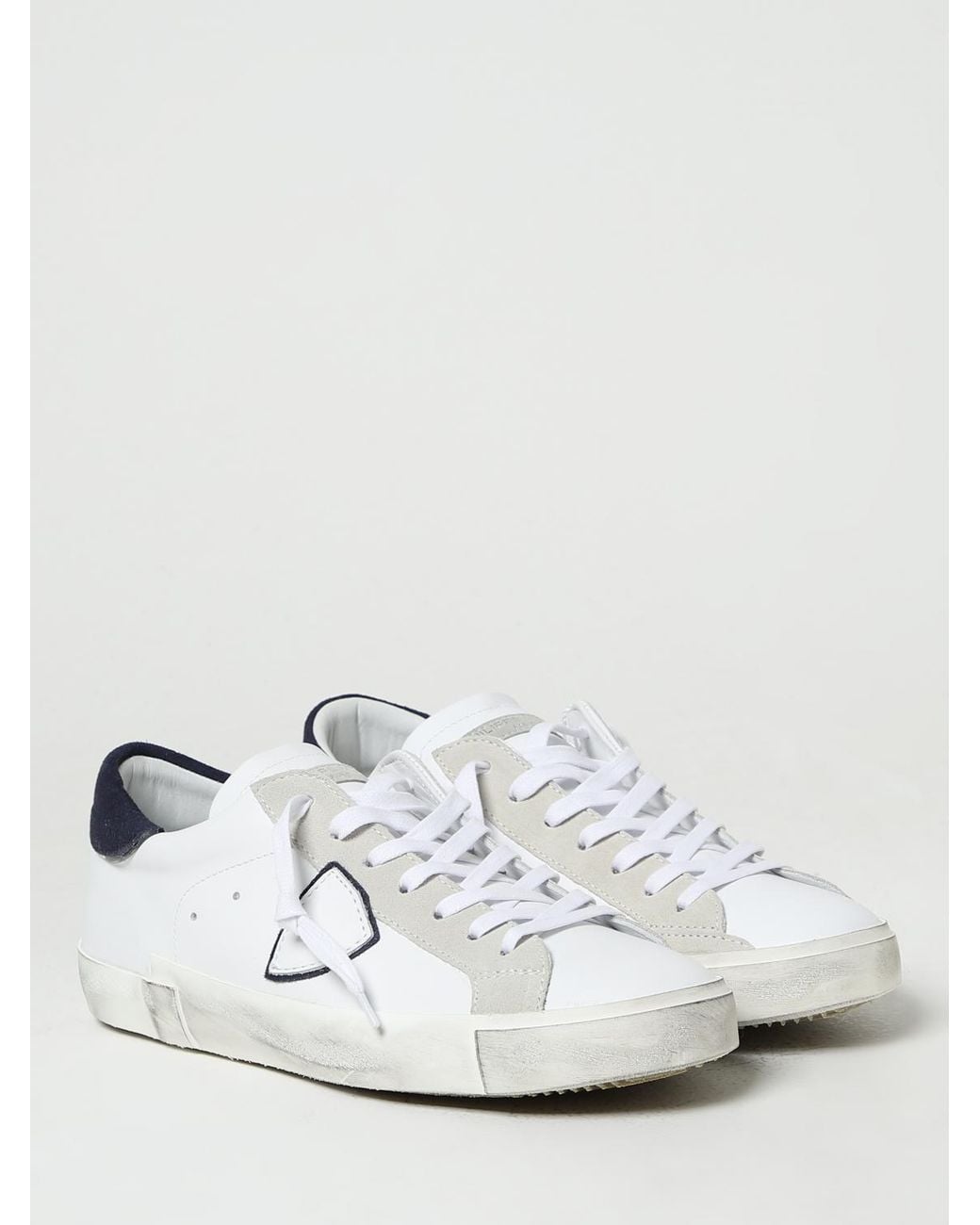 Philippe Model White Trainers for men