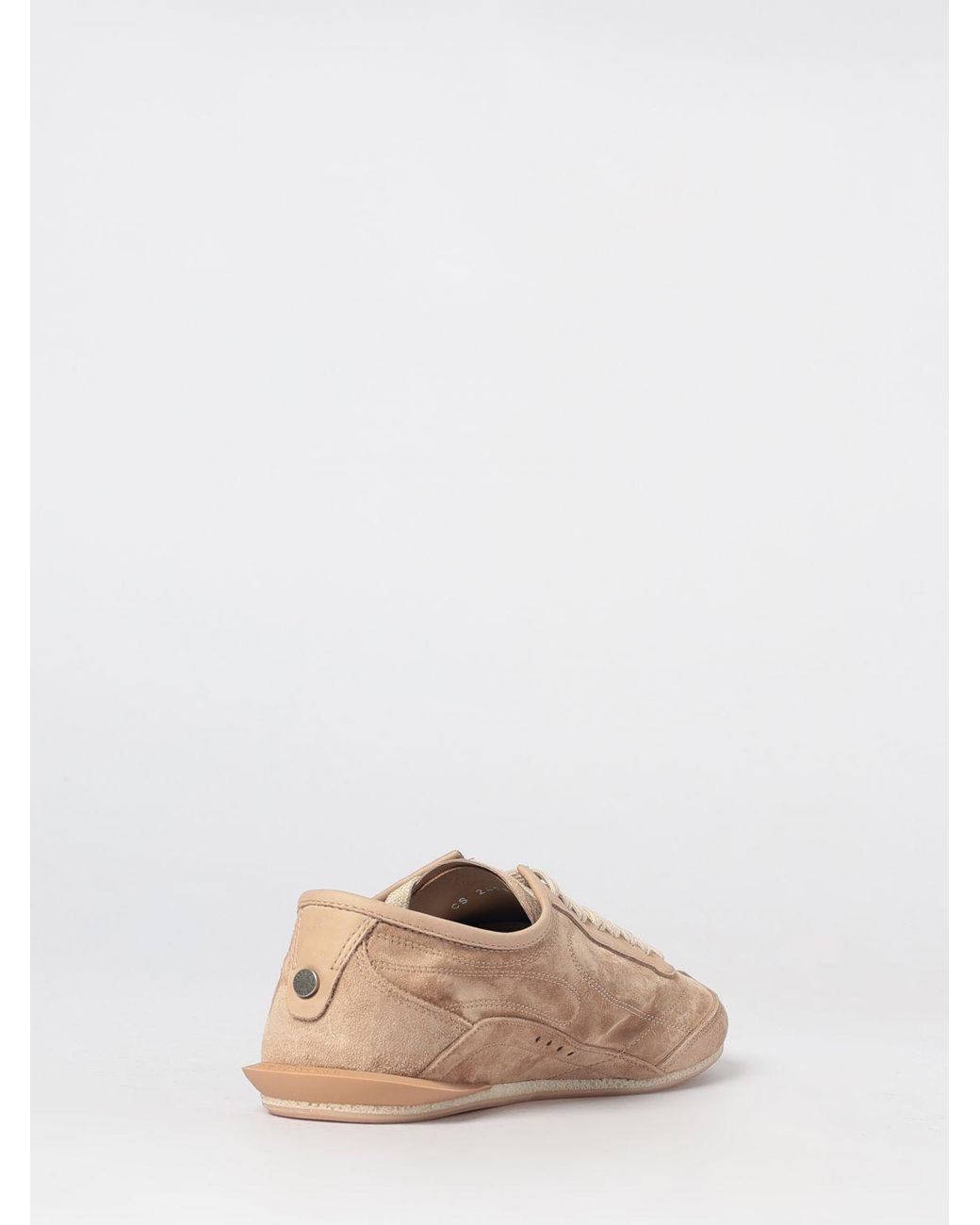 Dolce & Gabbana Natural Dolce &Amp Gabbana Lipari Suede Calfskin Sneakers With Printed Logo for men