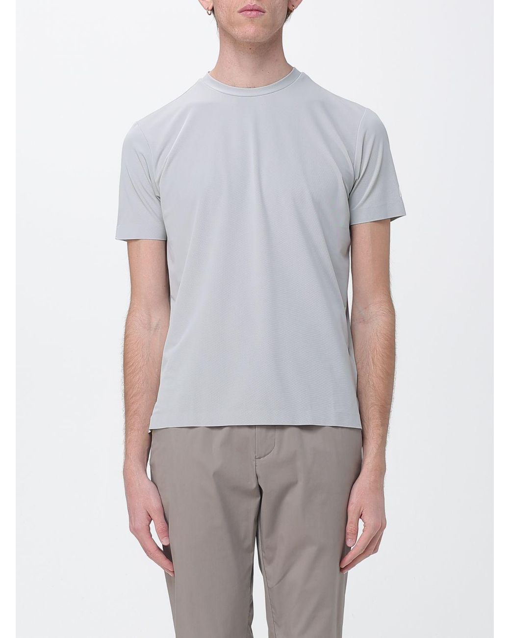 Heskimo Gray Nylon T-Shirt for men