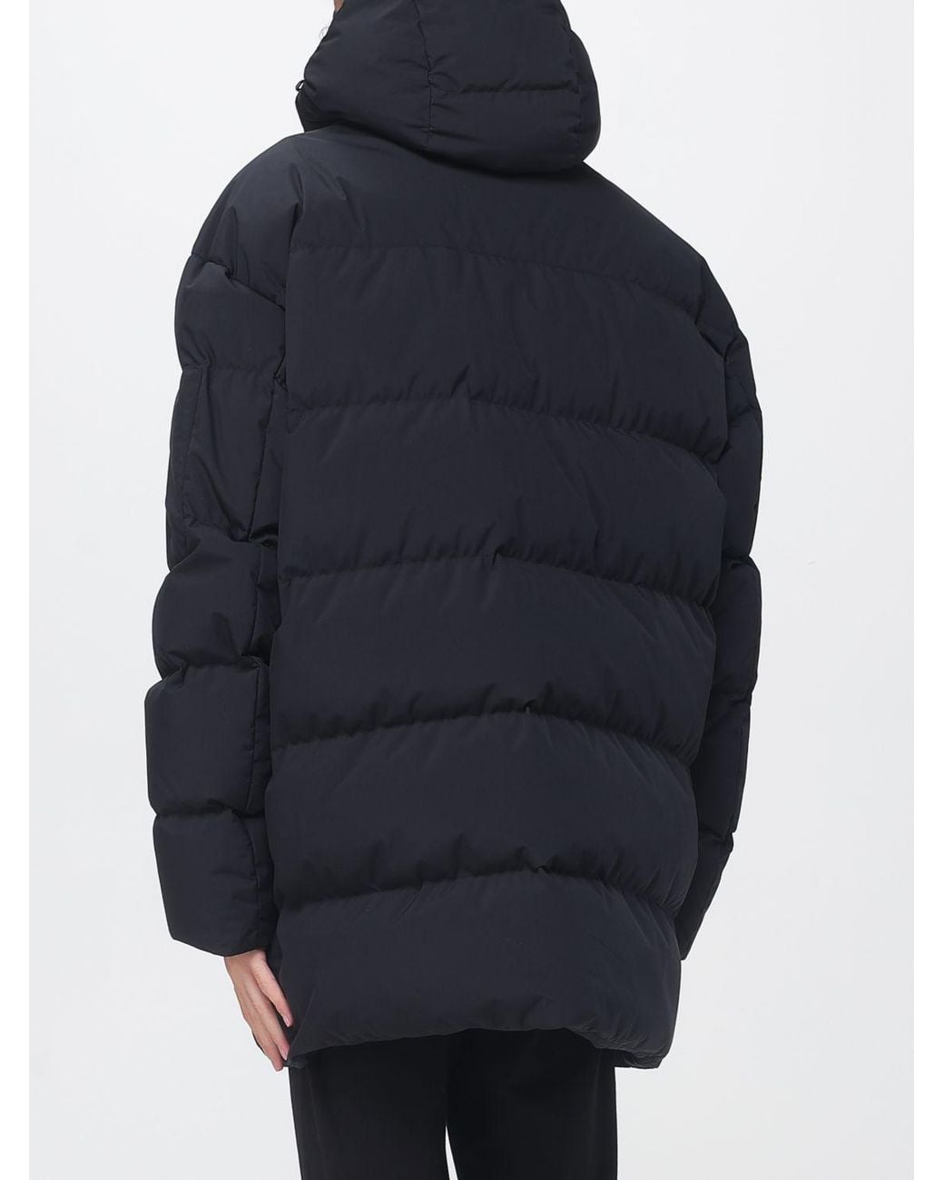 Herno Blue Short Quilted Nylon Puffer Jacket With Hood And Zip Closure for men