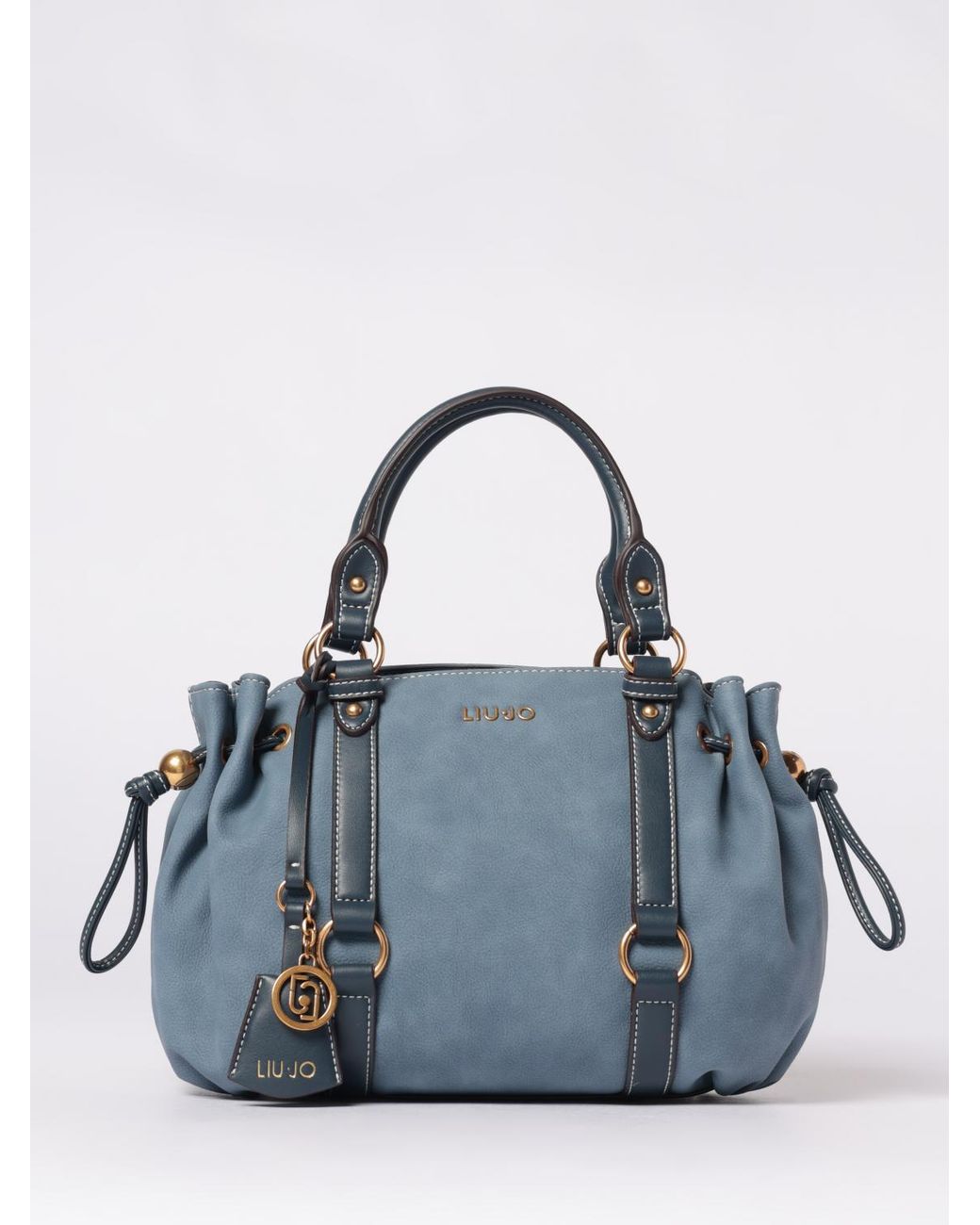 Liu Jo Blue Faux Nubuck Bag