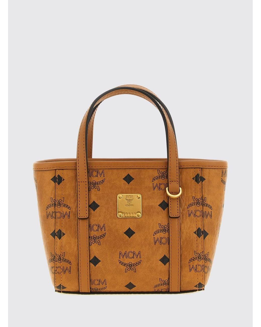 Mini Tote Toni di MCM in Brown