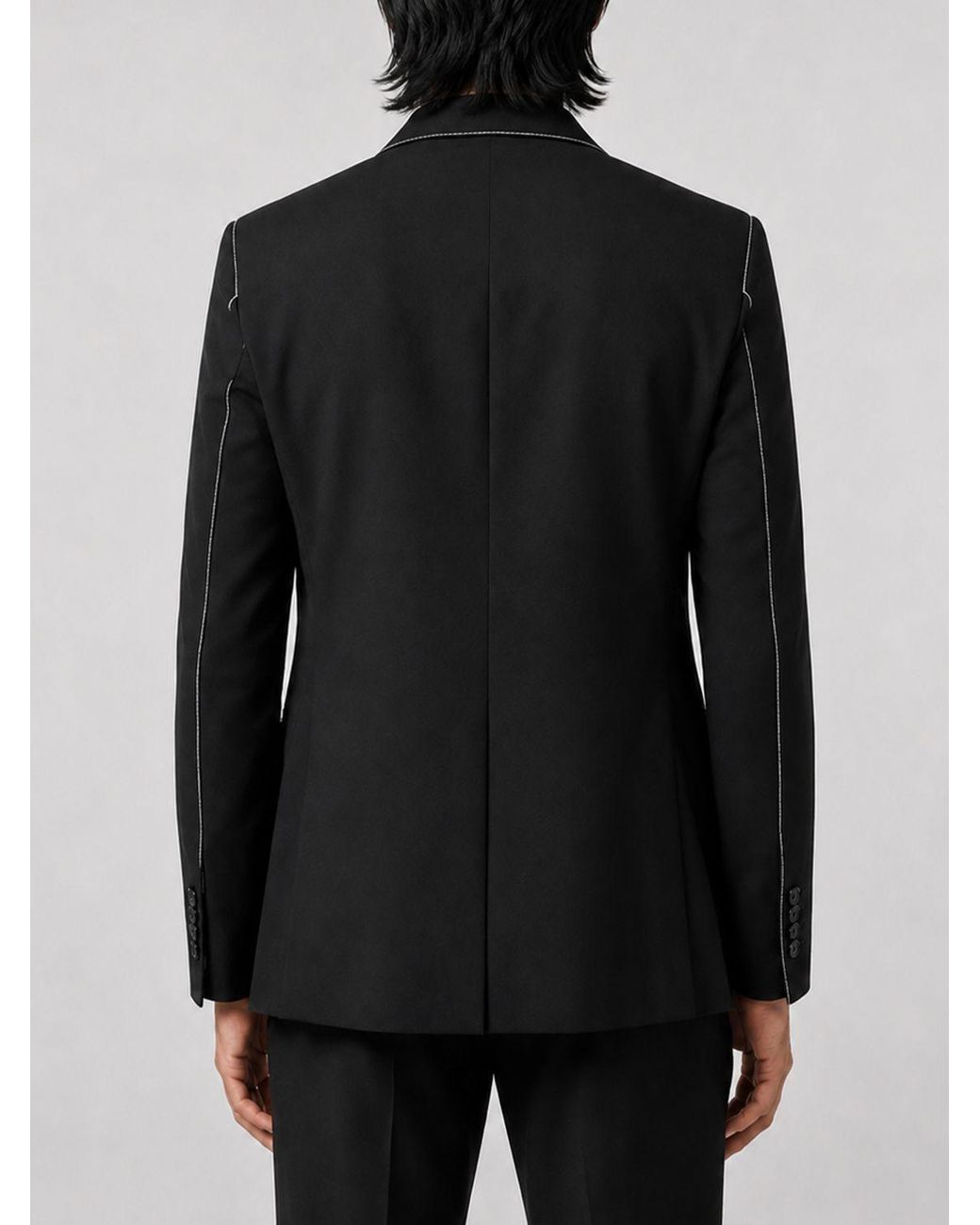 Philipp Plein Black Single-Breasted Blazer for men